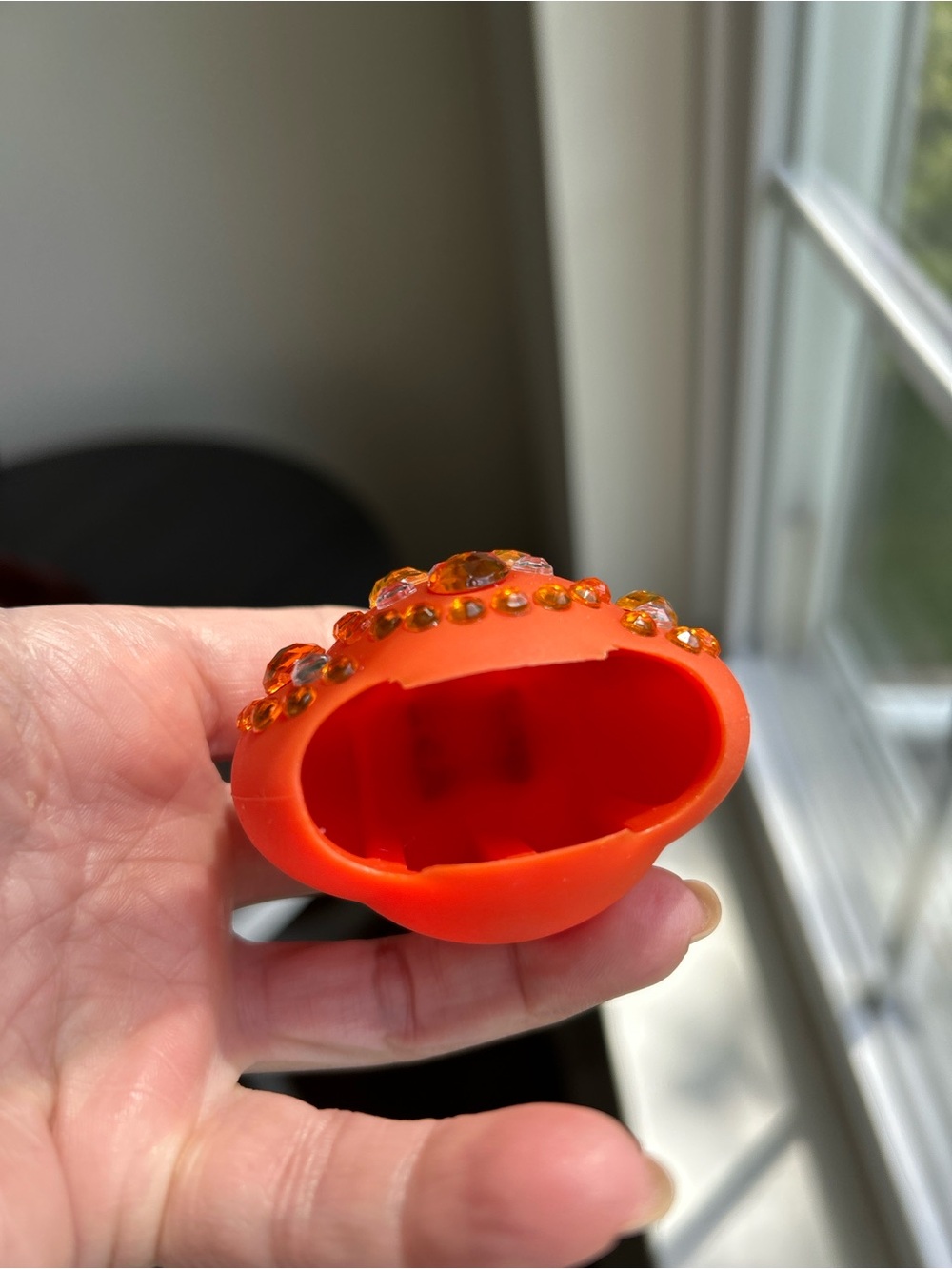 Bath & Body Works Pocket Bac Halloween GEMSTONE PUMPKIN, Hand Sanitizer Holder - Picture 3 of 6